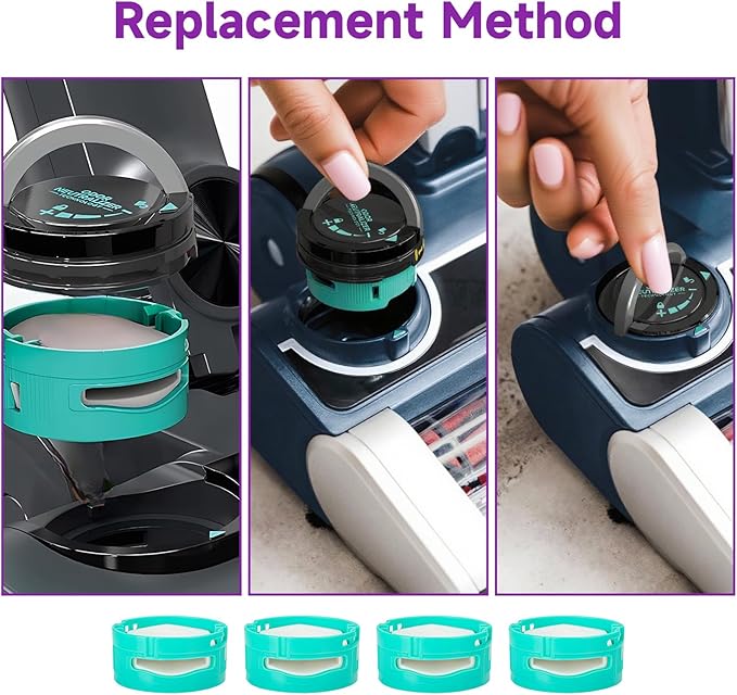 4 Pack for Shark Odor Neutralizer Cartridge Replacement Shark Air Purifier Odor Neutralizer Cartridge UV900 ZU102 LA702 HP100 HP300 HP100C HP202 HP305 HE602 AZ2501 AZ3000 AZ4000 IZ562H 1541FC3000