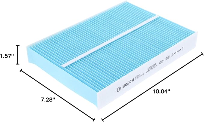 BOSCH 6086C HEPA Cabin Air Filter - Compatible with Select Nissan Rogue, Rogue Sport