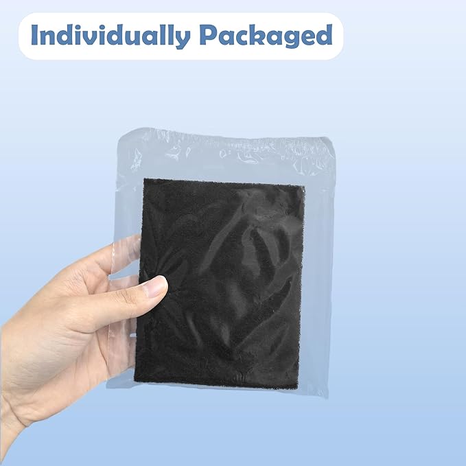 NewKe 12 Pack Activated Carbon Deodorizer for Ubbi Adult Diaper Pail, Stick-On Charcoal Odor Absorbing Filters for Adult Steel Diaper Pail for Seniors Odor Free, One Year Pack, Keep Home Fresh