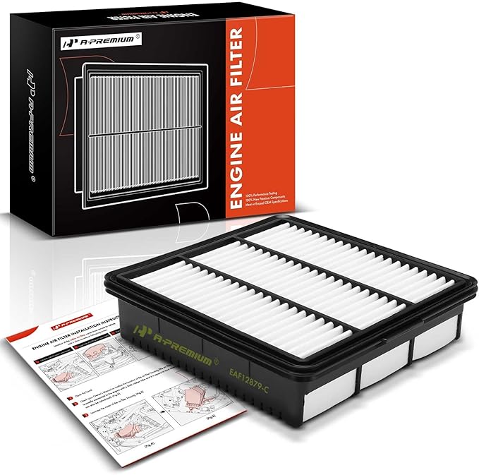 A-Premium Engine Air Filter Compatible with Hyundai Elantra 2021-2023, Elantra N 2022-2023, 1.6L 2.0L Gas, Replace# 28113-AA100, 28113AA100