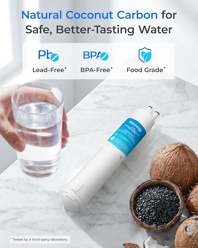 Waterdrop WD-F08 Replacement for 4396841, Everydrop® Filter 3, EDR3RXD1, 4396710, Kenmore® 46-9083, 46-9030, Refrigerator Water Filter, 2 Filters