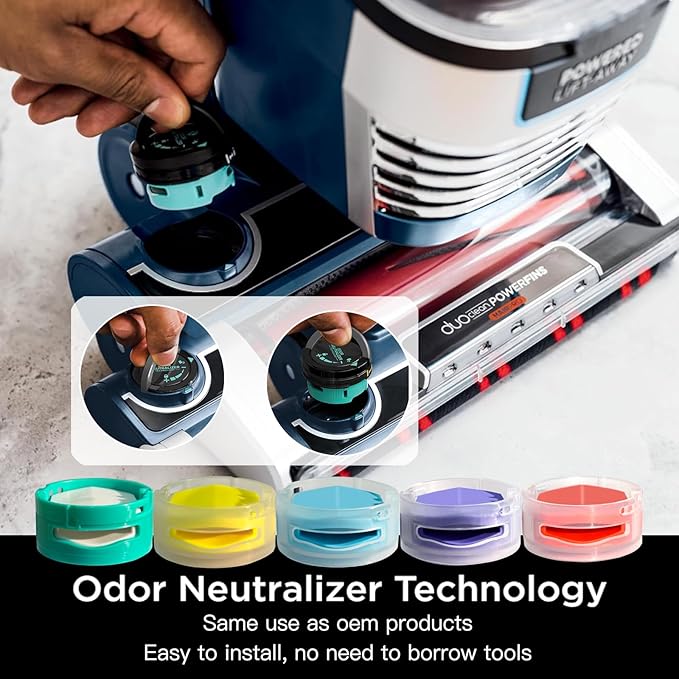 10 Pack Odor Neutralizer Replacement Cartridges for fit Shark ZU102 LA702 UZ565H AZ3002 AZ4002 AZ3000 HZ3000 HZ3002 IZ862H IZ562H ZD550 Stratos Upright Vacuum,Compared to Part# 1541FC3000