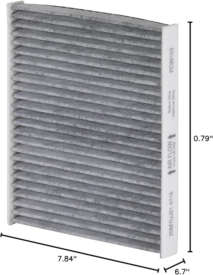 PG Cabin Air Filter PC99153 | Fits 2007-2018 BMW X5, 2014-2018 X6, Recirculation