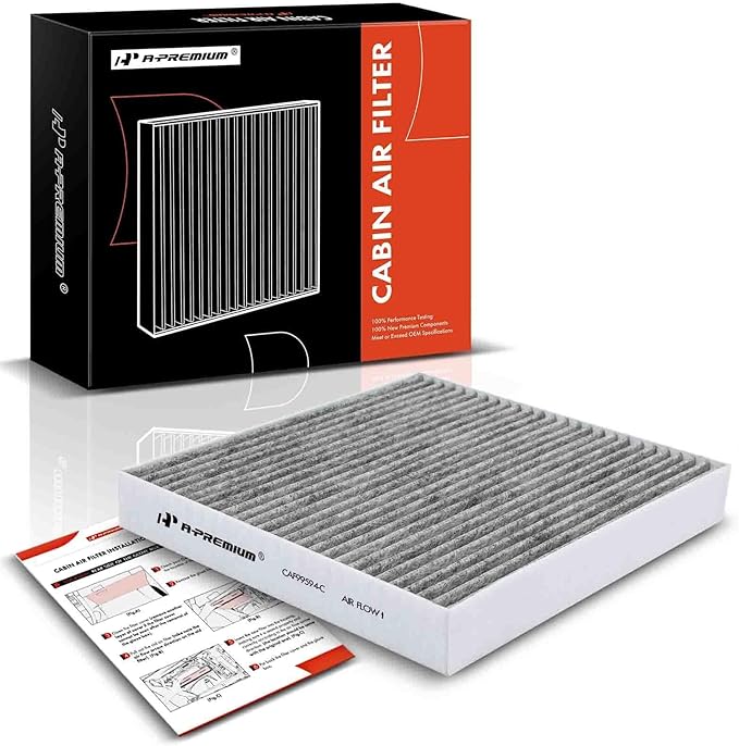 A-Premium Cabin Air Filter with Activated Carbon Compatible with Hyundai & Kia - Elantra 2021-2023, Ioniq 5 2022-2024, Santa Fe 2021, Sonata 2020-2023, Tucson 2024, K5 2021 2023-2024