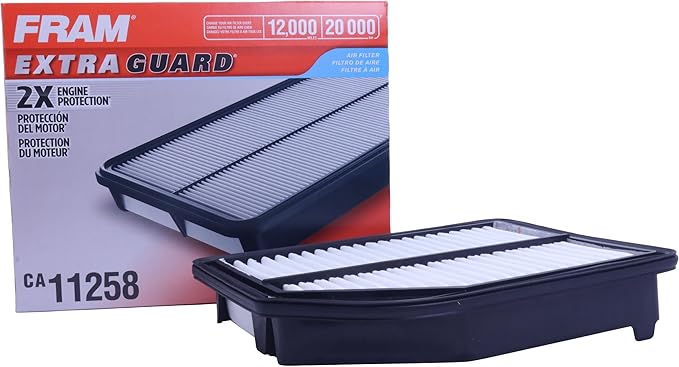 FRAM Extra Guard CA11258 Replacement Engine Air Filter for Select 2012-2014 Honda CR-V (2.4L), Provides Up to 12 Months or 12,000 Miles Filter Protection
