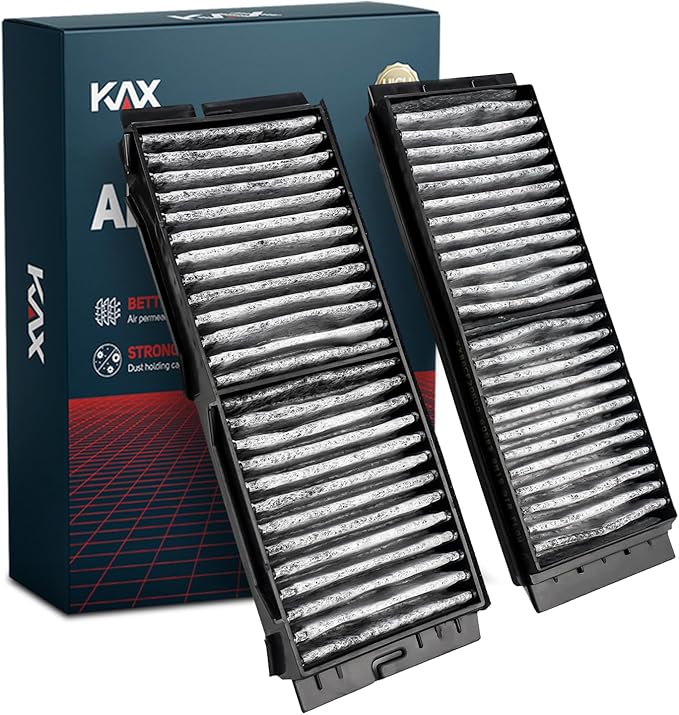 KAX Cabin Air Filter with Activated Carbon, CF11672 Replacement for Mazda 3 2010 2011 2012 2013, Passenger Compartment Air Filter, Filter Up Dust Pollen