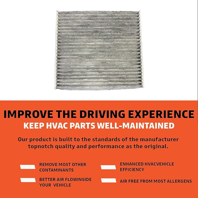 Cabin Air Filter Replacement - Made in USA - Compatible with 2014-2019 Kia Soul 1.6L & 2.0L, 2015-2020 Soul EV Electric - Replaces 97133B2000, 971332B000 *PARTICULATE VERSION is NP38208*