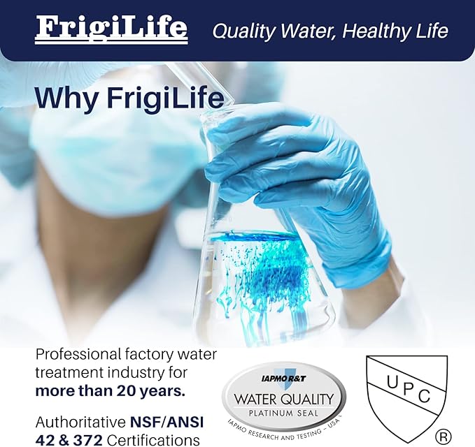 RWF5800A Refrigerator Water Filter Replacement for Frigidaire EPTWFU01 EWF02 Pure Source Ultra II, PureSource Ultra 2, SCWFTCTO, GP006, EPTWFUO1, MR022, JO22, BO022, TH-01, DE022, 1007 4PACK