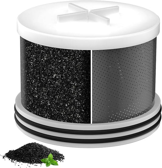 MakeFit Shower Head Activated Carbon Filter Replacement Cartridge for MakeFit Filtered Shower Head - H5H117 (1-PACK)