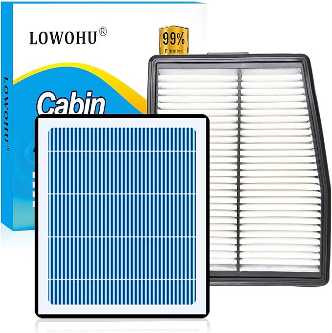 Engine and Cabin Air Filter Compatible with Hyundai Tucson Hybrid 2025 2024 2023 2022 With Activated Carbon,Fits 28113L5100&97133L1000