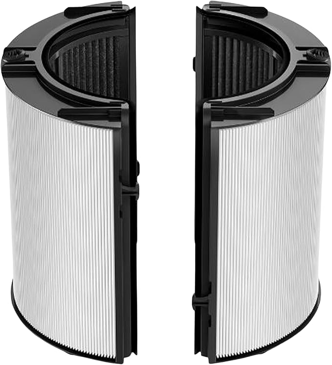 Bagean 360 Combi Glass HEPA Filters Compatible with Dyson Air Purifier Filter TP07 HP07 TP10 HP10 Pure Cool Hot Fan Dyson Filter Replacement - H13 True HEPA and Carbon Purifies 99.98% Particles (1-Pk)