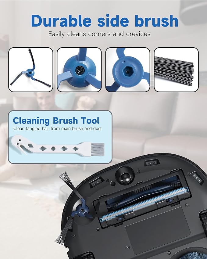 Replacement Parts for Eufy X10 Pro Omni Robotic Vacuum Cleaner - Quality Accessories for Better Cleaning Performance
