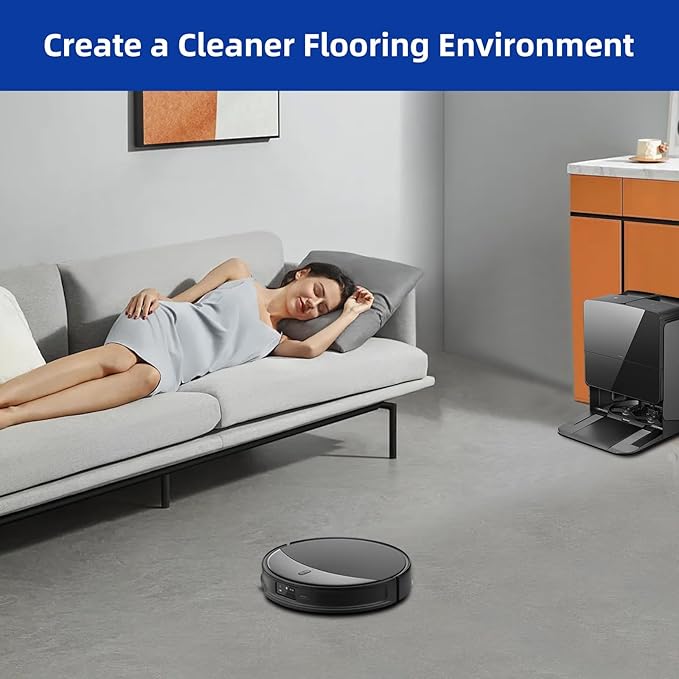 VIEWALL 8 Pack Microfiber Mop Pads for Roborock Saros 10R/20/Qrevo CurvX/S5V/QV 35A/35S/QX Revo/Qrevo S/Plus/Pro/Master/Slim/Qrevo Curv/Edge Vacuum Cleaner, Washable Mop Cloth Replacement Accessories