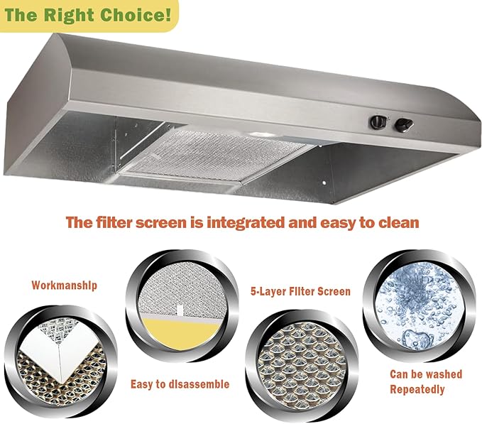 S99010467 Range hood filter 11-1/2 x 11-1/2 in kitchen exhaust fan filters Compatible with Broan Range Hood Filter BXT1 &Nutone AR1 series 99010467 Range Hood Aluminum Mesh Grease Filters