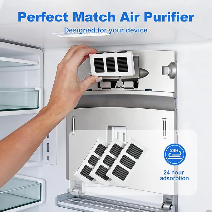 Water Filter Replacement Compatible with Frigidaire FPPWFU01, Electrolux FPPWFU01, PurePour PWF-1, PureAdvantage PWF-1 Water Filter and PureAir Ultra II PAULTRA2 Air Filter Combo (2+2)