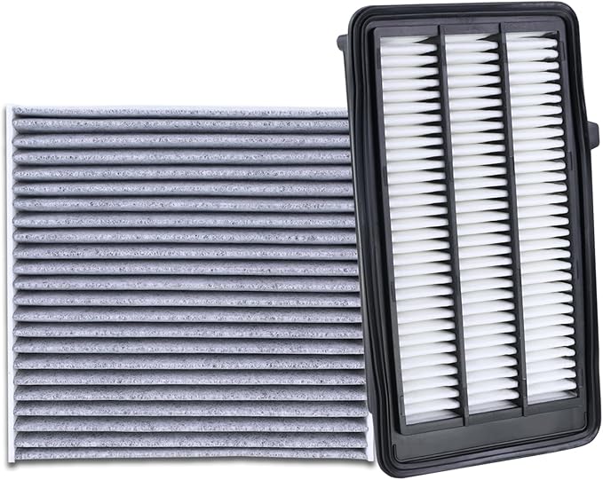 17220-5AA-A00 Engine Air Filter and 80292-TF0-G01 Cabin Air Filter kit Compatible with Honda 2017-2022 CR-V 2016-2021 Civic 1.5L Not For Hybrid Replaces AF5263 AF9183 PA99116 CF11182 80291-T5R-A01
