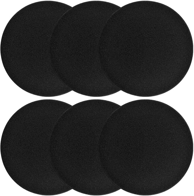 6 Pack 2190 Filter for Bissell Powerforce Helix Turbo Rewind 2190 1700 1797 2258 3534 2492 3675 Bagless Upright Vacuum, Premotor Foam Filter Replacement Part #1608225