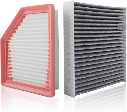 Engine Air Filter and Cabin Air Filter Replacement Compatible with Nissan Sentra 2.0L 2020-2024, Replace 16546-6LA0A, 27277-6CA0A