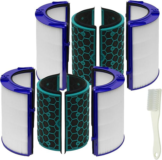 TP04 Replacement Filter, Compatible with Dyson HP04 TP04 DP04 TP05 DP05 Air Purifier, Compared to Part # 968707-04, 968708-04, 969048-01 (2)