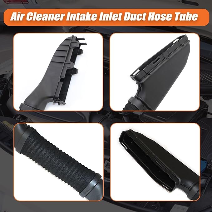 XQSMWF Air Cleaner Intake Inlet Duct Hose Tube 2700900382 2700900100 Compatible with Mercedes-Benz CLA250 2014-2018 GLA250 2015-2018 B250 2013-2017