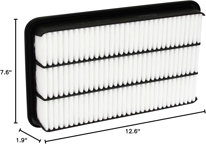 BOSCH 5079WS Workshop Engine Air Filter - Compatible with Select Lexus ES300, RX300; Toyota Avalon, Camry, Celica, Sienna, Solara