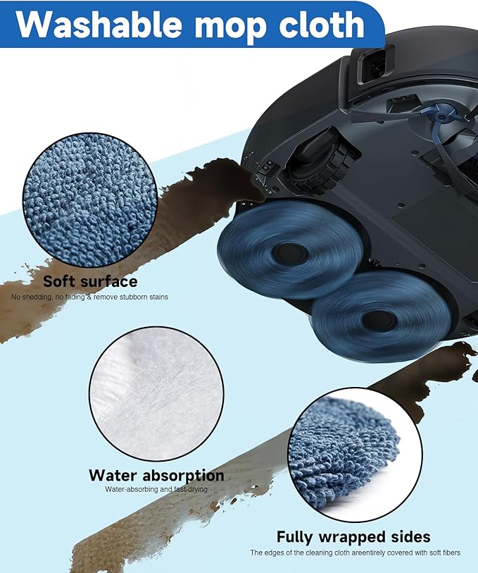 Replacement Parts for Eufy X10 Pro Omni Robotic Vacuum Cleaner - Quality Accessories for Better Cleaning Performance