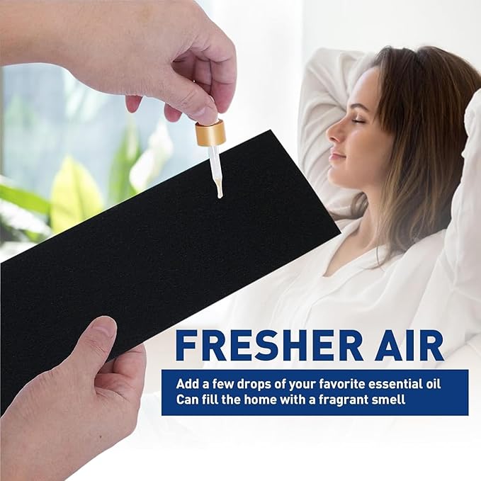 4" x 10” Activated Carbon Air Vent Filters for Home Floor Vent Filters, Charcoal Vent Filter, AC Vent Filter, Floor Register Filters, Home Vent Filters Register, Dust Control Home (20Pcs)