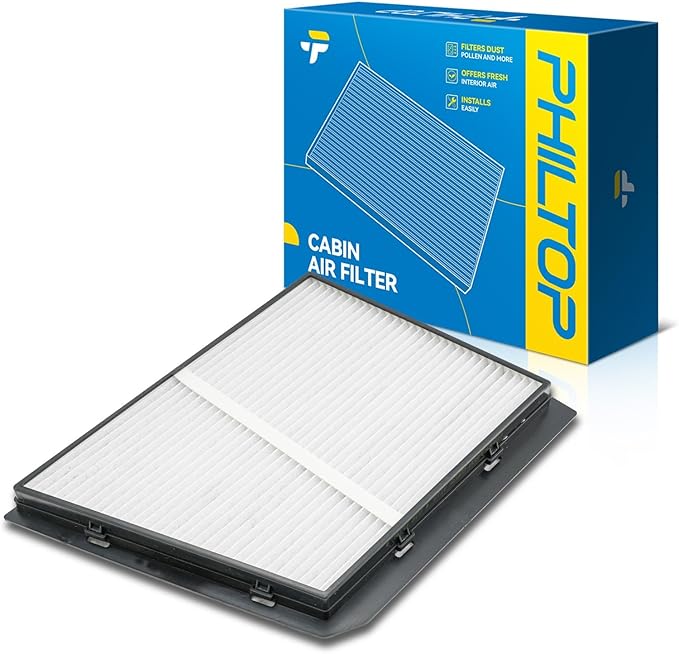 PHILTOP Cabin Air Filter w/Activated Carbon, Compatible with CF12527 Ram ProMaster 2500/1500/3500 2014-2025, Ram ProMaster EV 2024-2026, Premium Cabin Filter with Activated Carbon