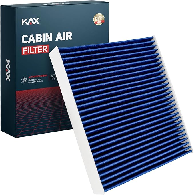 KAX Premium Cabin Air Filter with Dual Active Carbon, CF10074 Replacement for Lexus RC350, RC300, RC200t, RC F, IS500, IS350, IS250, IS200t, GS450h, GS350, GS200t, Passenger Compartment Air Filter