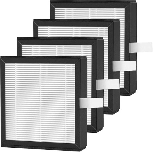 Q10 Replacement Filter Compatible with Afloia Q10 Air Purifier & Dehumidifier 2-in-1 HEPA & Activated Carbon Filter for Home Bedroom Bathroom, 4 Pack