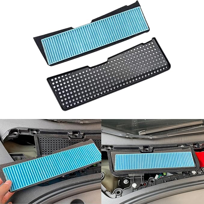 KIKIMO for Tesla Model 3 Air Filter Intake Accessories Replacement 2025 2024-2021, for Tesla Model 3 Accessories, Air Intake Grille ABS Protection Cover