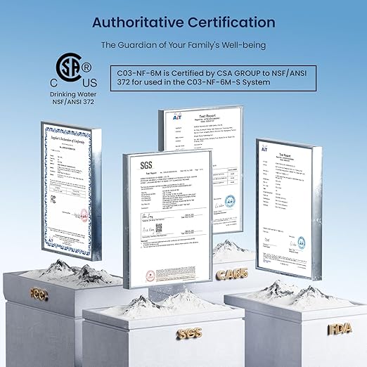 GLACIER FRESH C03 Coolon Countertop Cold Water Purifier with Upgraded Elarisey™ Filtration, Zero Wastewater System, 40oz Cooling Capacity, Low Noise, Plug & Play, NSF42&53/FCC/CA65 Certified.