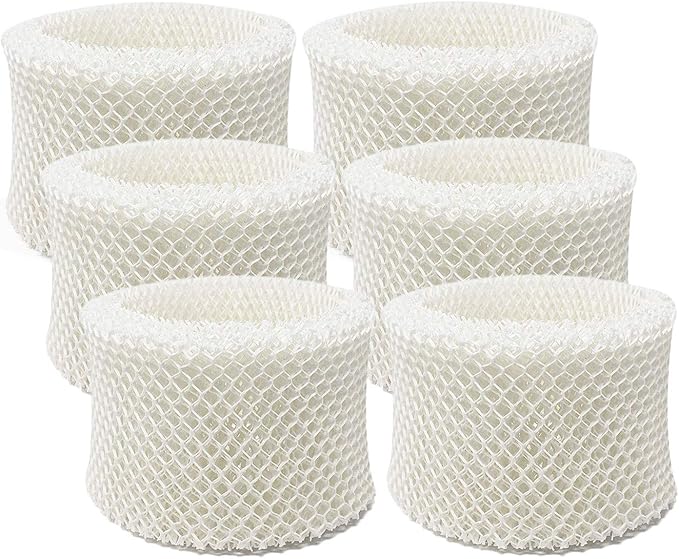 Lemige 6 Pack HC888 Series Filters C Compatible with HC-888, HC-888N, HC-888, HC-888N, HCM-890, HEV-320 Series, for Duracraft DCM-200, DH-890, for Walgreens cool mist humidifiers 890-WGN