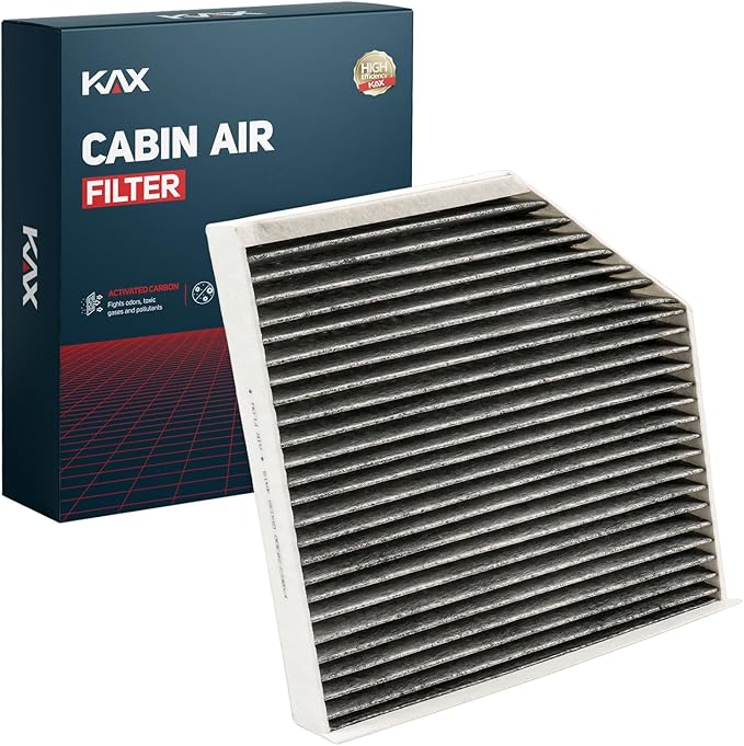 KAX Cabin Air Filter with Activated Carbon, CF11436 Replacement for Audi A6 Quattro, A7 Quattro 2012-2018, A8 Quattro 2011-2018,A6 2012-2018,S6,S7,S8 2013-2018, RS7, Passenger Compartment Air Filter