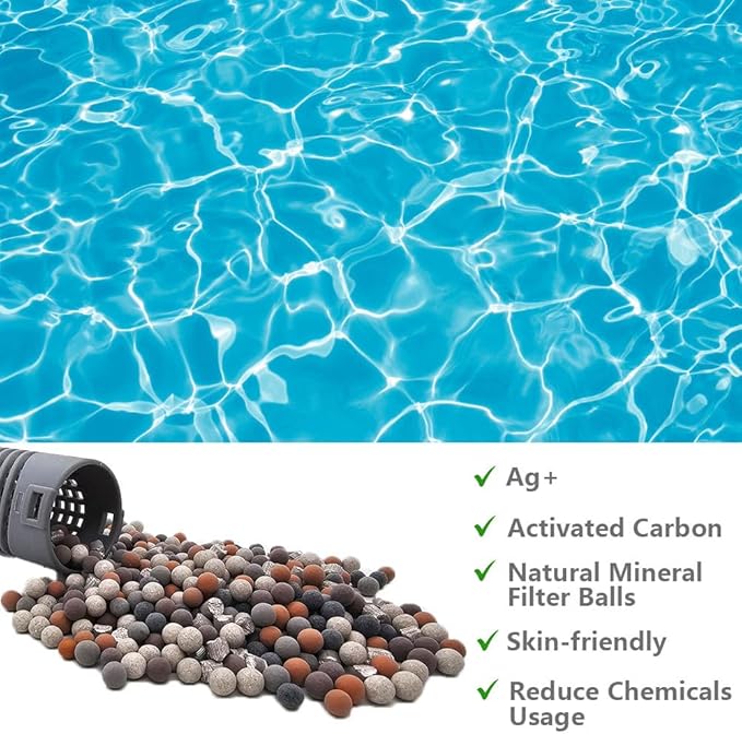 Silver Ion Cartridge for Hot Springs Spa, Hot Tub Silver Ion Cartridge, Spa Mineral Sticks for Hot Tub, Spa Mineral Cartridge Compatible With Salt System, Keep Water Clean for 12 months 3-Packs.