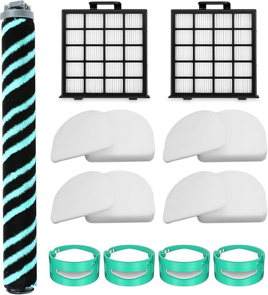 AZ4002 Replacement filter for Shark Detect Pro Max Upright Vacuum AZ4000 AZ4002 AZ4000C - 1 PACK Brush Roller + 2 PACK HEPA Filters+ 4 PACK Foam & Felt Filters