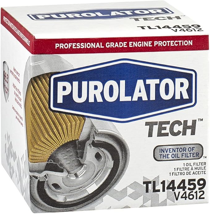 Purolator TL14459 PurolatorTECH Spin On Oil Filter Compatible With Hyundai Elantra, Sonata, Tucson, Accent, Sante Fe, Kia Soul, Optima, Sportage, Sorento, Honda Accord, Civic and Odyssey