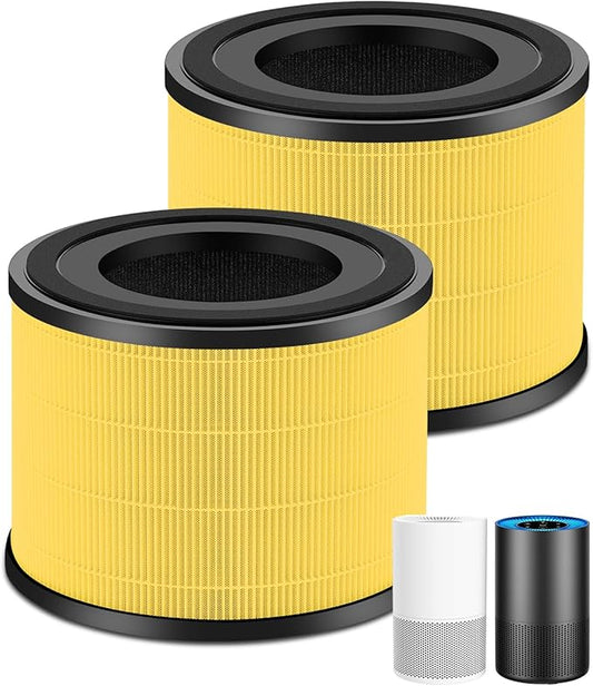 AP-S0610L Pet Care Replacement Filter Compatible with MOOKA AP-S0610L Air Purifier, 3-IN-1 Replacement Filter, Pre-filter & Activated Carbon filter for Pet Odors, 2 Pack