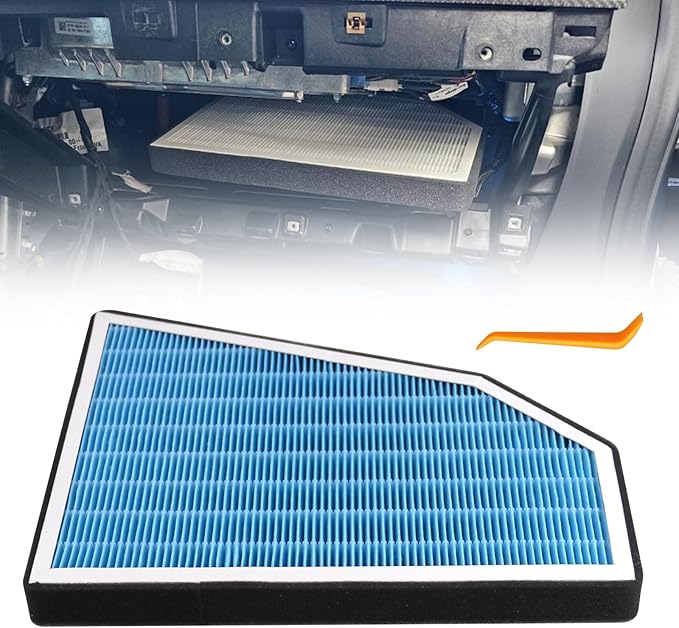 RYANSTAR RACING Air Filter Compatible with Tesla Model X 2015-2020, 5-Layer, Activated Carbon, Enhanced Filtration, Low Air Resistance