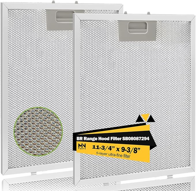SB08087294 Range Hood Filter 11.75"x 9.40" 2 Packs Compatible for Broan Range Hood Filters hood vent filter…