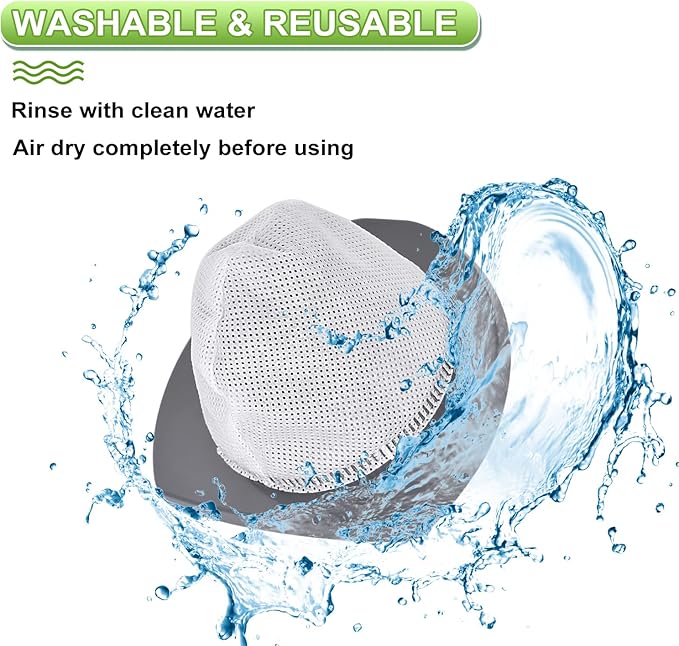 2033 Replacement Filter Compatible with Bissell Featherweight Stick Lightweight Bagless Vacuum 20331 20333 20334 20336 20339 2033M, 2 Mesh Filters 4 Foam Filters, Replace part# 1611508