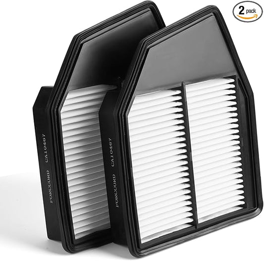2-Pack Engine Air Filter Fits for Honda Accord 2008-2012, Crosstour 2012-2015, L4 2.4L Air Filter Replacement CA10467 Accessories