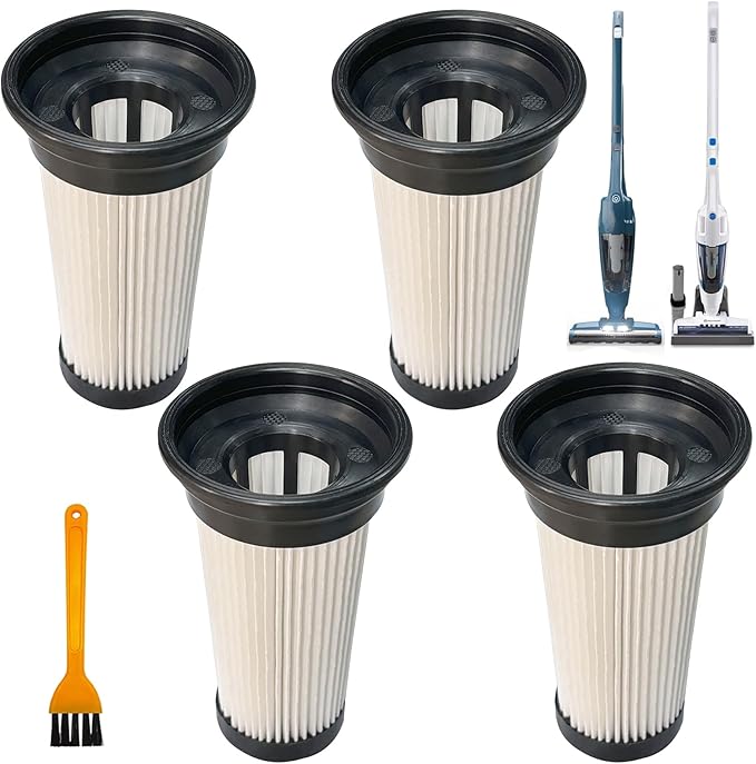 4 Pack HEPA Filter Compatible with Vacmaster Stick Vacuum Cleaner Model VSD1801 & VSD1001