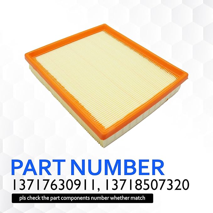 CA11305 Engine Air Filter Compatible with BMW F30 F32 228i, 228i xDrive, 320i, 320i xDrive, 328d, 328d xDrive, 328i, 328i xDrive, 428i, 428i xDrive, 2012 2013 2014 2015 2016 2017 2018