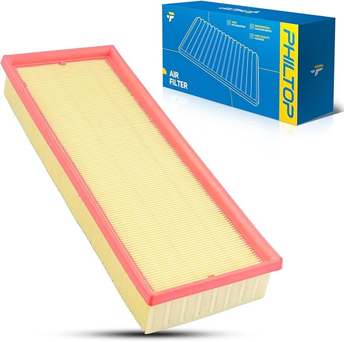PHILTOP Engine Air Filter, Compatible with CA8768 Mercedes-Benz C230 C240 C320 C-Class, E-Class E320 E550, CL500 CL550, G550 GL550, ML350 ML450, R350 R550, S400 S550 & More