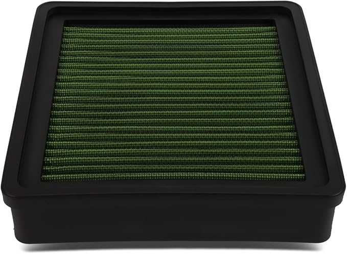 DNA Motoring AFPN-064-GN Washable Drop In Panel Air Filter - Enhance Engine Performance - Fits 93-97 Colt / Mirage / Summit 1.5L & 1.8L