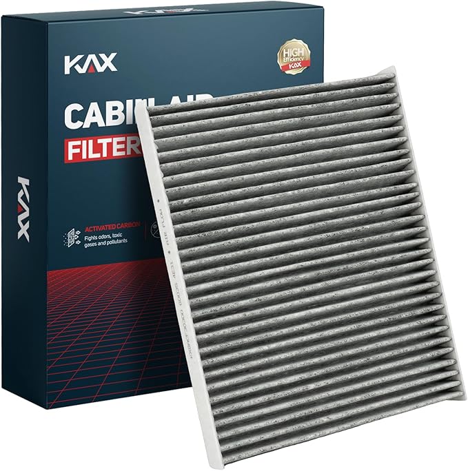 KAX Cabin Air Filter with Activated Carbon, CF11670 Replacement for Ford Fiesta 2011-2019, EcoSport 2018-2022 Strong Adsorption Passenger Compartment Air Filter