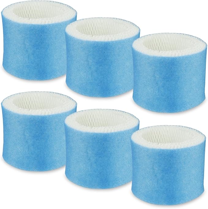 Colorfullife 6 Pack Premium Hac504 Humidifier Filters for Honeywell Humidifier HAC-504 HAC-504AW HAC504V1 HCM350 HCM-530 HCM-600 HCM-710 HEV-312, Upgraded Blue Pre-Filter Replacement Wicking Filter A