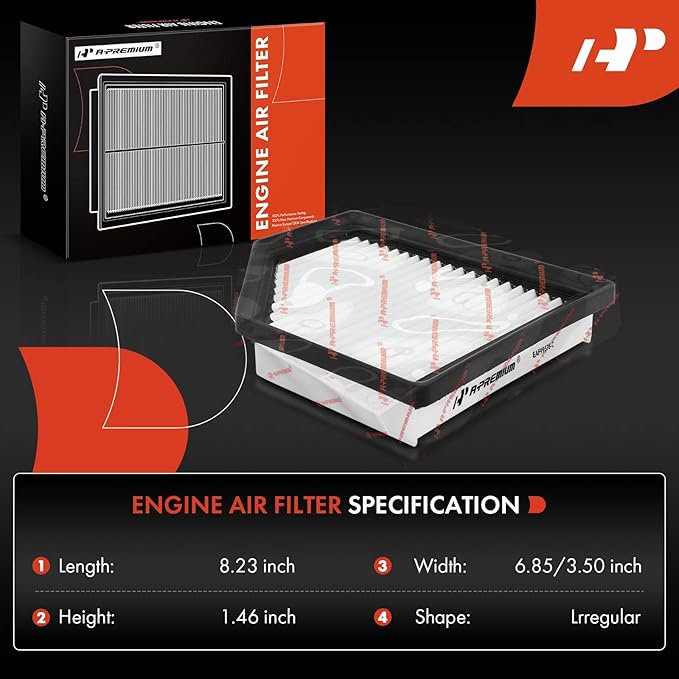 A-Premium Engine Air Filter Compatible with Nissan Sentra 2020 2021 2022 L4 2.0L