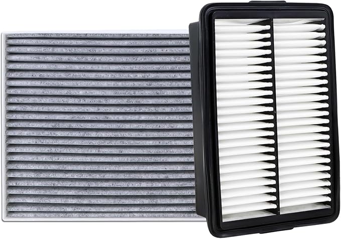 28113-F2000 Engine Air Filter and 97133-F2000 Cabin Air Filter kit Compatible with 2017-2020 Hyundai Elantra 2018-2020 Elantra GT 2019-2023 Kia Forte 2020-2023 Forte5 Replaces CA12057 CF12058